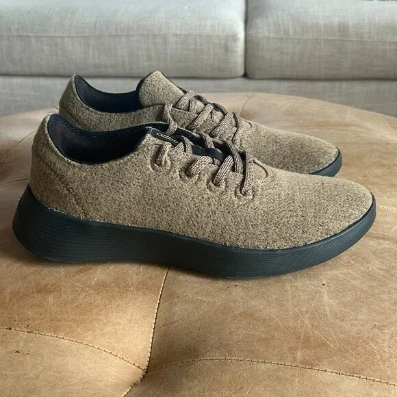 Allbirds Wool Runner Sneakers Neutral Earth Tone Minimalist, Men's US 11 / EU 44